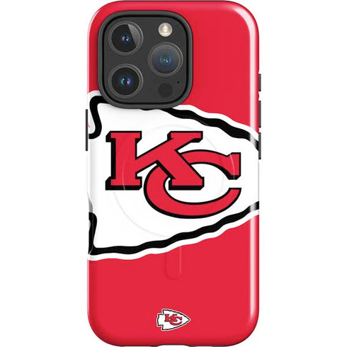 NFL Kansas City Chiefs Large Logo iPhone 16 Pro Magsafe Impact Case